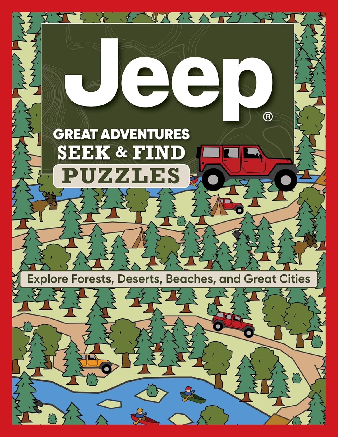 Jeep Great Adventures Seek & Find Puzzles