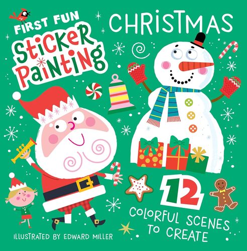 First Fun Sticker Painting Christmas