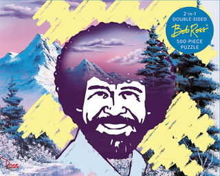 Bob Ross 2-in-1 500 Piece Double Sided Puzzle