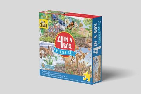 The Tiniest Giant 4 in 1 Puzzle Set