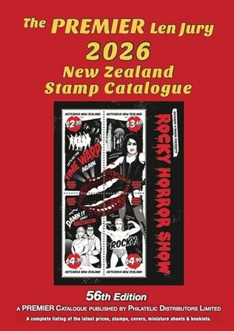 The Premier Len Jury 2026 New Zealand Stamp Catalogue