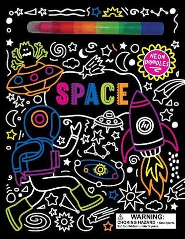 Space Neon Doodles