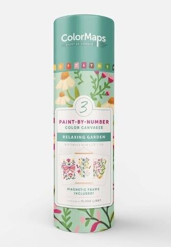 ColorMaps Paint By Number Relaxing Garden