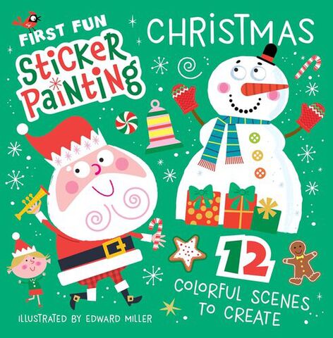 First Fun Sticker Painting Christmas