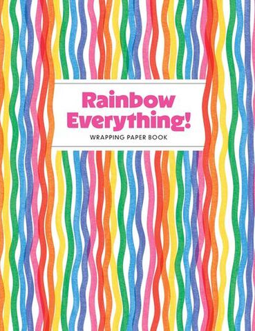 Rainbow Everything Wrapping Paper Book
