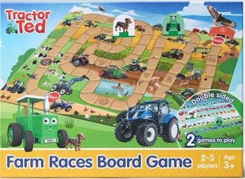 Tractor Ted Farm Races Board Game