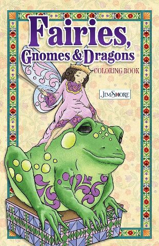 Jim Shore Fairies Gnomes & Dragons Colouring Book