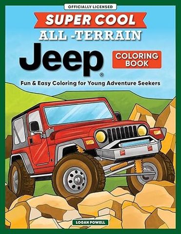 Super Cool All-Terrain Jeep Coloring Book