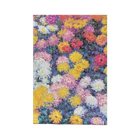 Monets Chrysanthemums Mini Lined Journal