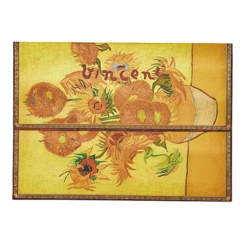 Van Gogh Sunflowers Document Folder